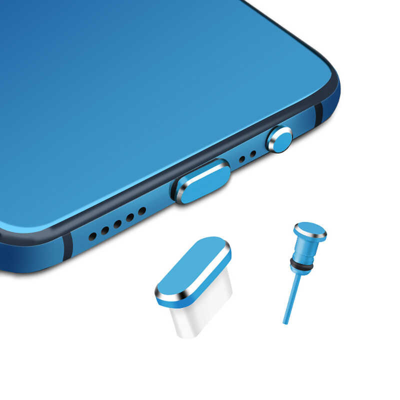 ￥ Type C Phone Dust Set USB Type-C Port Dan 3,5 Mm Earphone Jack Plug Iphone 14 13 12 6 7 5S For