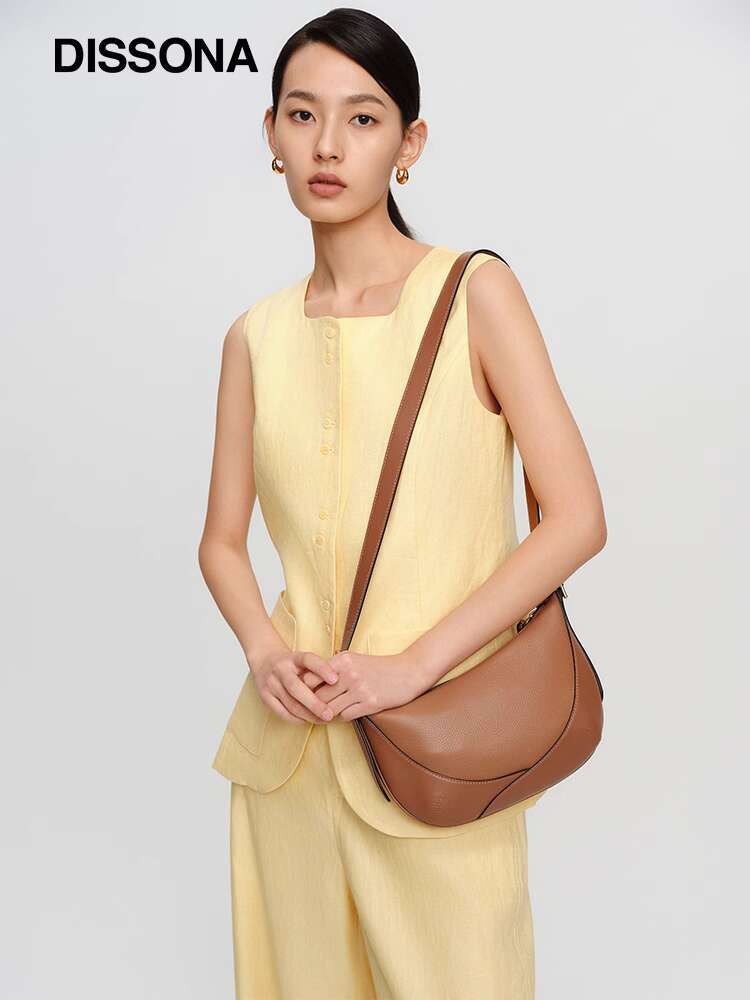 DISSONA Dissona wanita menakjubkan ketiak desain kecil bahu sepotong bantal tas hobo