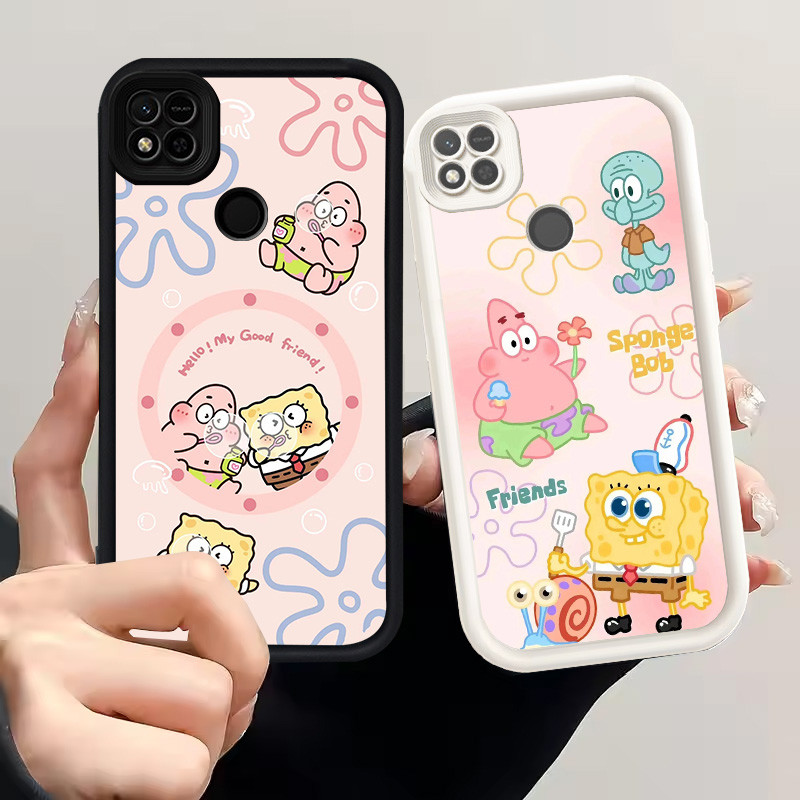 Casing untuk Realme Narzo 20 30A C21Y C25Y C21 Silikon Case H-90 SpongeBob