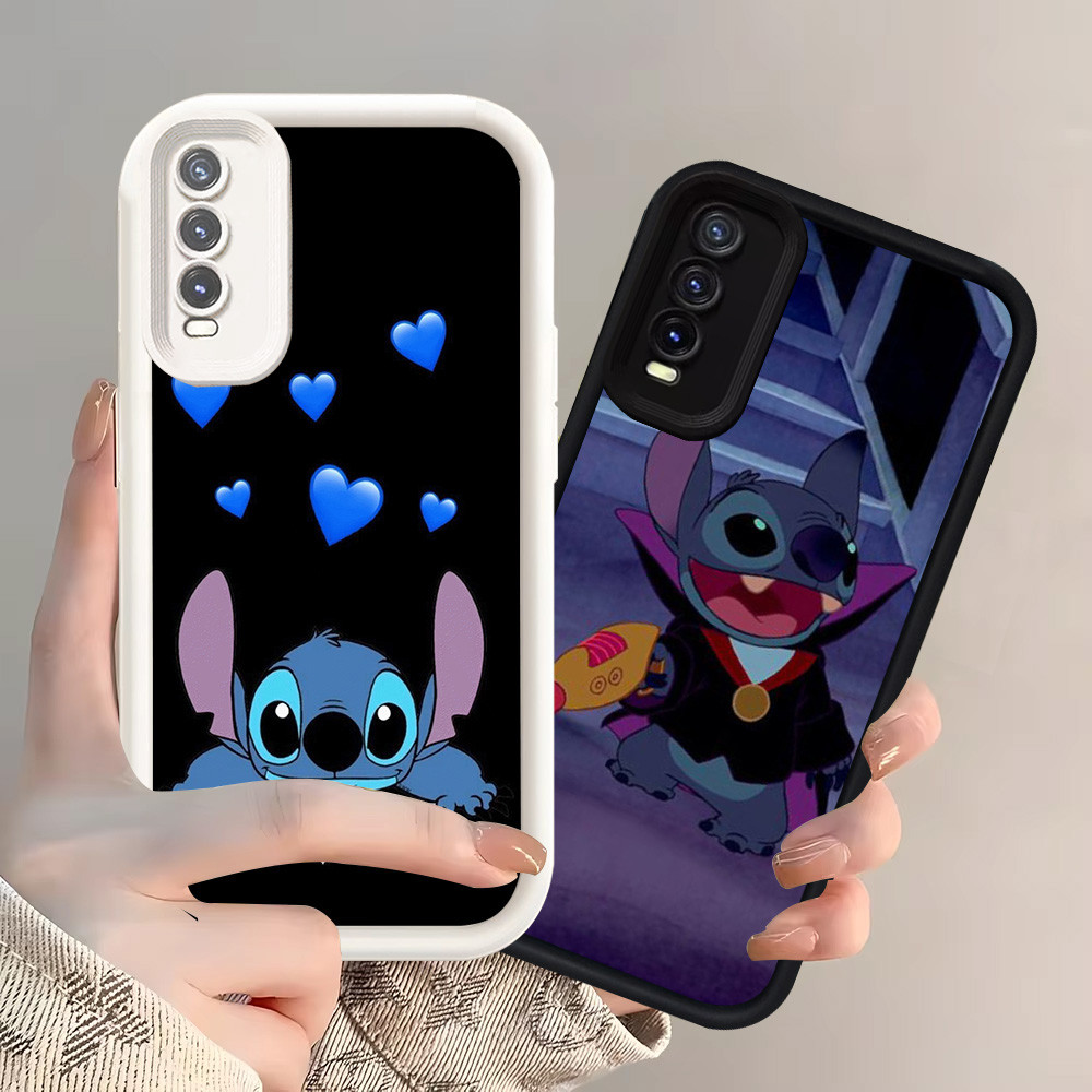 Z-53 Lilo Stitch Putih Hitam Casing untuk VIVO Y20 Y12s Y20s Y11s Y20i S1 Pro Case