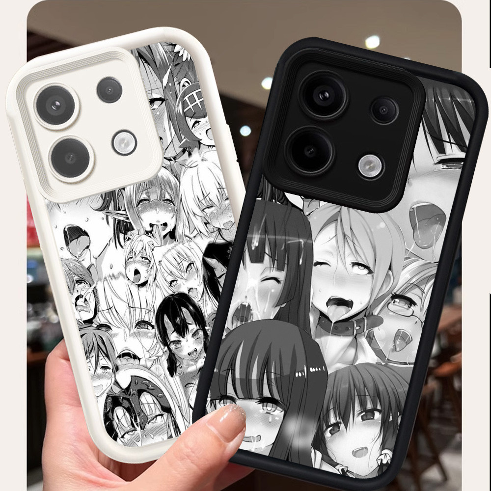 Casing untuk Infinix Note 40S 40 Pro Plus 5G Silikon Case H-19 Ahegao Anime