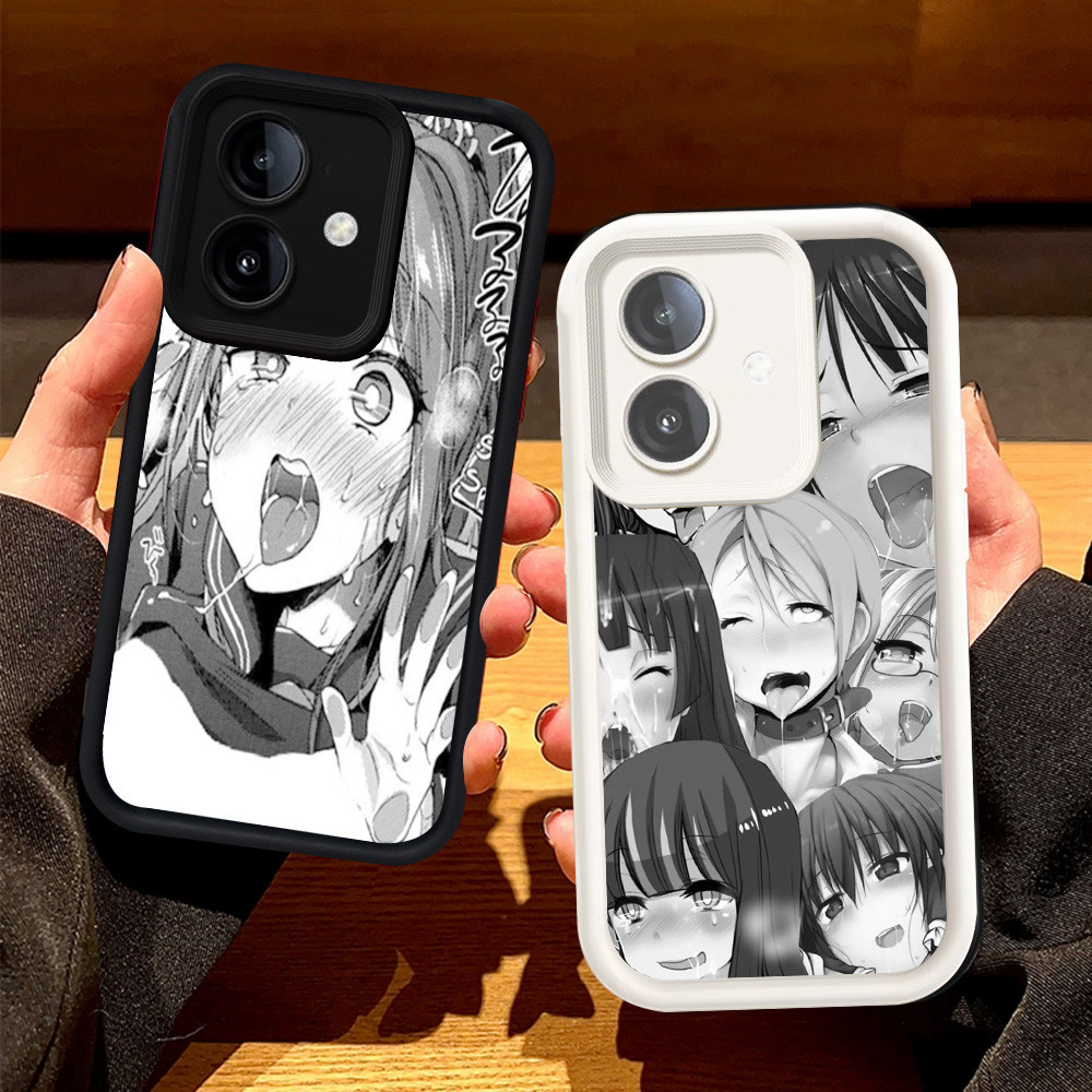 Casing untuk Realme 14 14T 14X Narzo C31 C35 50A Prime OPPO A79 5G Silikon Case H-19 Ahegao Anime