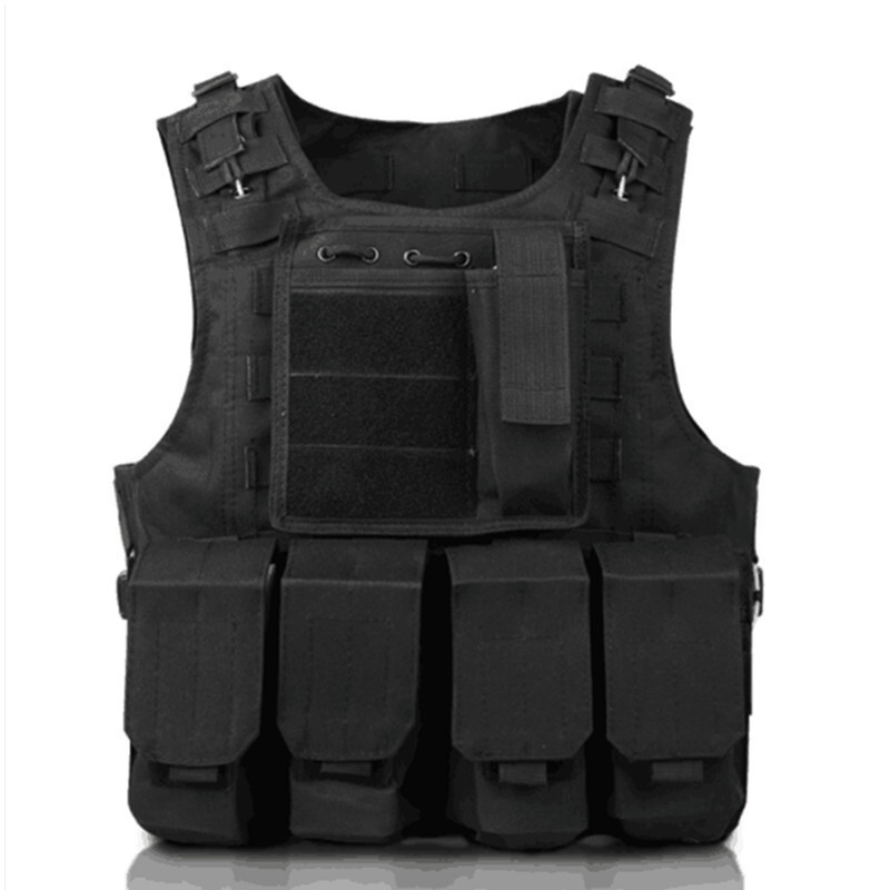 Eagle Outdoor Multi functional Tactical Black Amphibious Combat Vest, Battle Vest