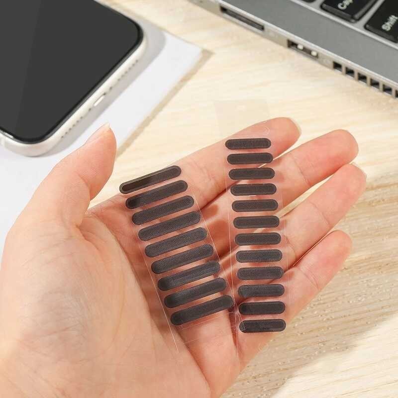 ￥ Universal Mobile Speaker Mesh Sticker Tipe C Phone Port Protector Dust Plug Untuk Samsung Xiaom