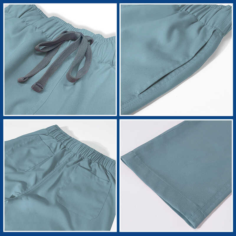 ￥ Rumah Sakit Tidur Pendek Dokter Spa Uniform Dental Clinic Scrubs Suits Pet Grooming Veterinary