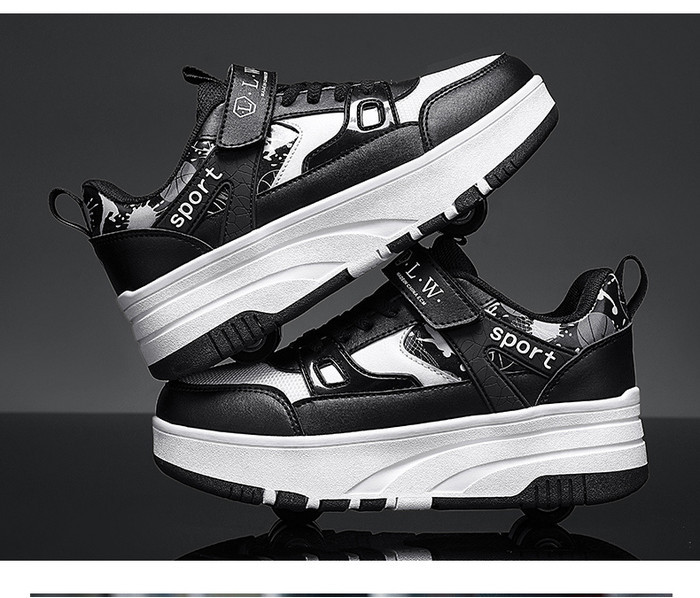 Sepatu roda  Dabu 809 anak kecil sepatu berjalan dengan empat roda