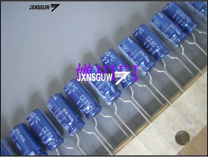 RE3 20PCS ELNA 16V 25V 35V 50V 10UF 63V 47UF 4.7UF 22UF 1UF 100UF 2.2UF 5X11MM jubah biru konde