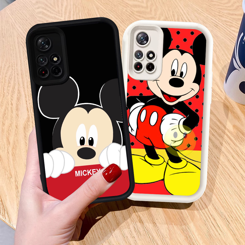 Casing untuk Xiaomi Redmi Note 11 SE 11S 11T Pro 5G Silikon Case H-23 Mickey Mouse