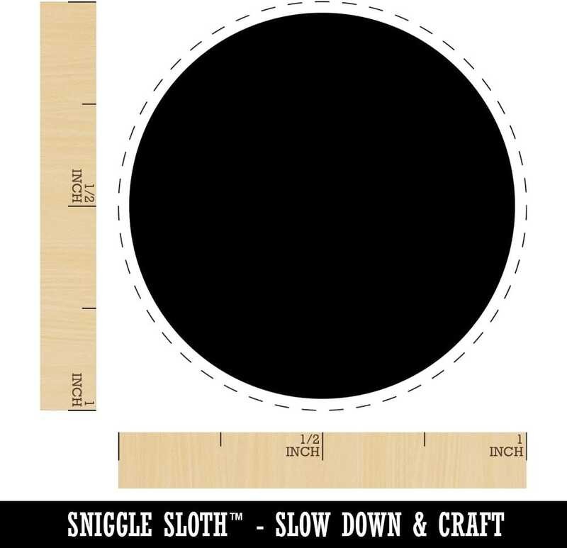 

Circle Dot A.B.C.D.E. Rubber Stamp for Stamping Crafting Planners - 1 Inch Medium ing