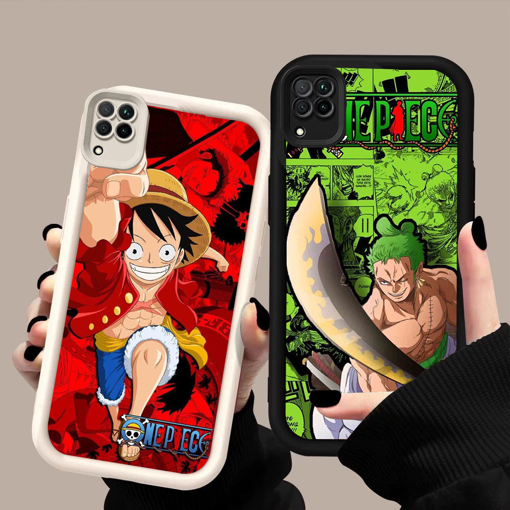 DF-88 Monkey D Luffy Luxury Soft Casing untuk Samsung A12 A22 J2 J4 J6 J7 Prime Pro Plus 5G