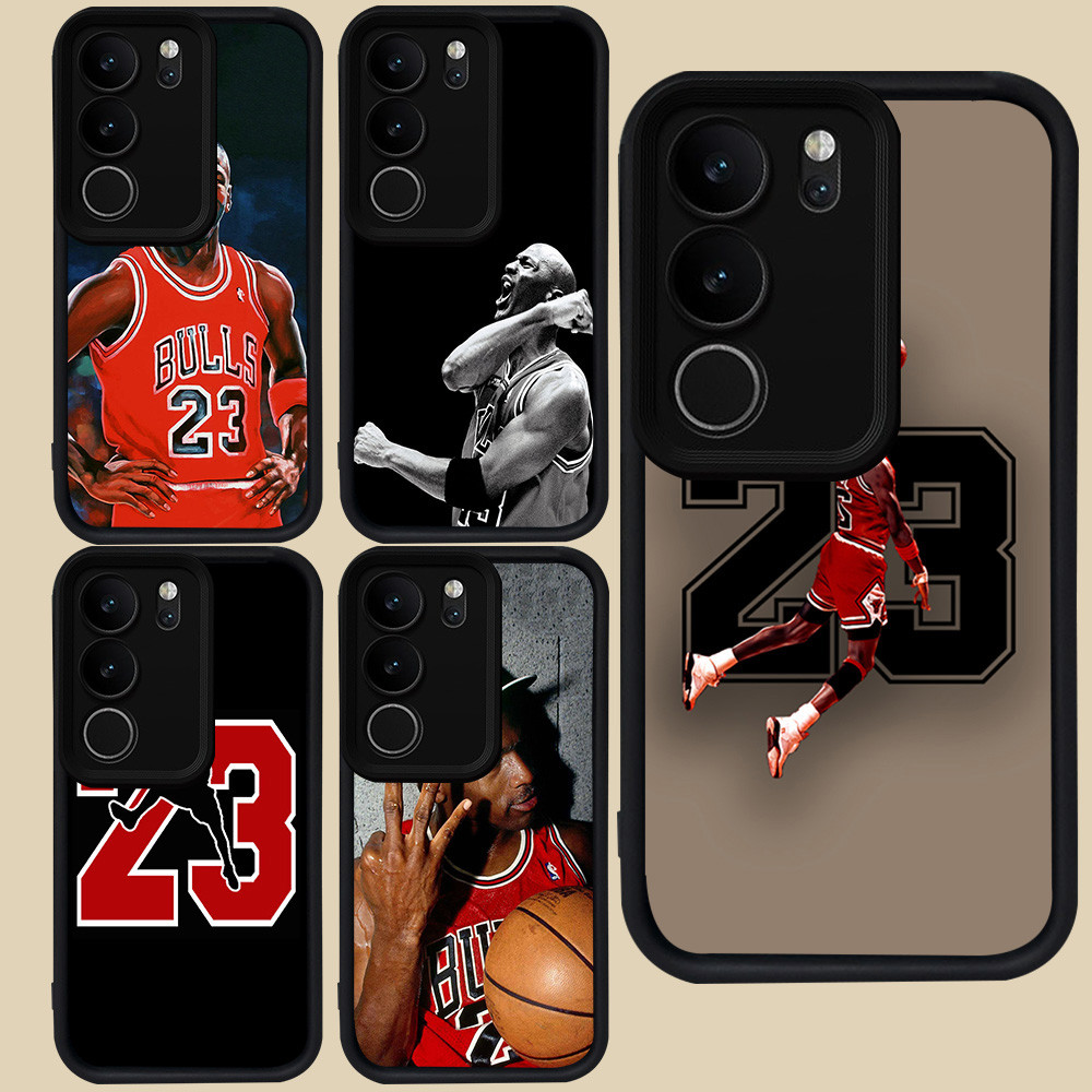 Hitam Casing untuk VIVO V27E Y81s Y19S Y200e V40 Lite V29E V27 V29 Y29 Pro Y100 Y81 Y300 5G R109 Mic