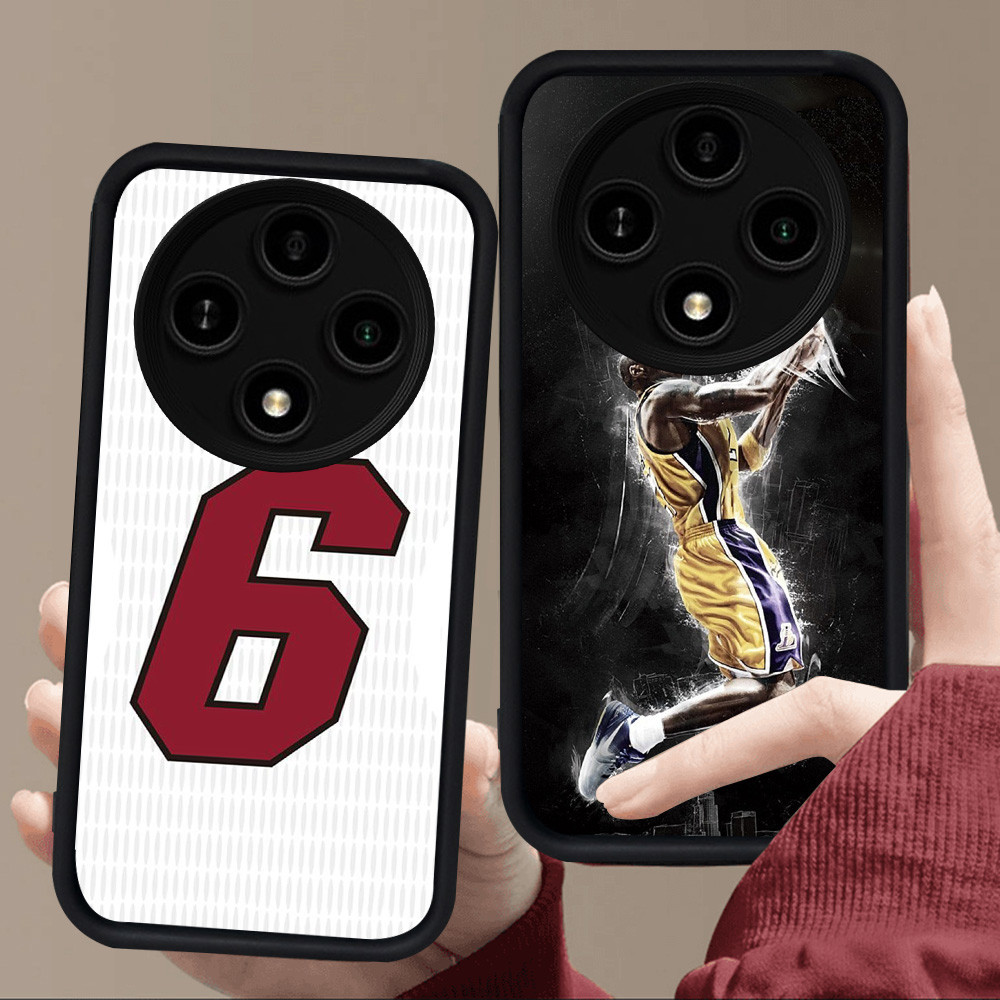 E57 Basketball N-B-A Casing untuk Silikon Hitam Xiaomi Redmi A3X POCO C75 C61 X3 NFC X7 14C A3 Pro 5