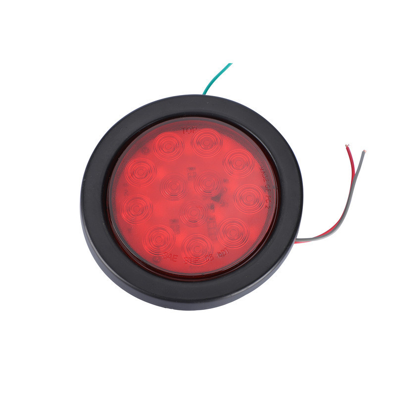 Lampu Belakang Mobil Tail Light Tailight  Produsi profesional pinggir 12v, lampu bulat cincin karet 