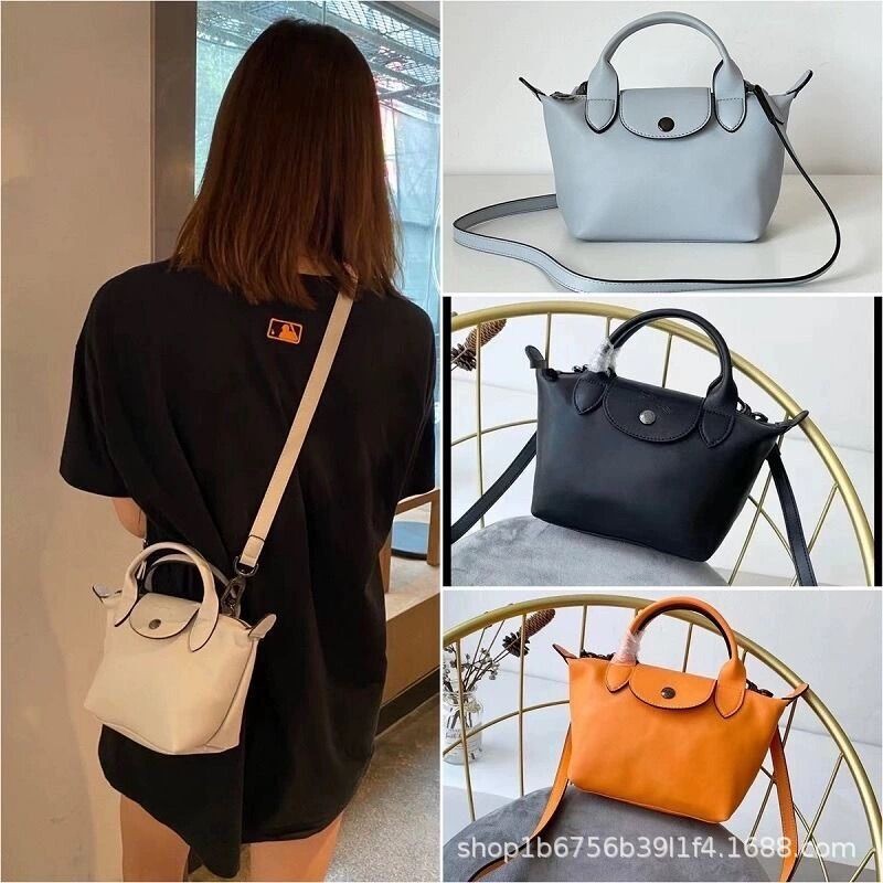 Tas  Wanita Longchamp Gaya Wang Ziwen Mini Kulit Domba Dumpling Bahu Tangan Selempang Tas Wanita Tre