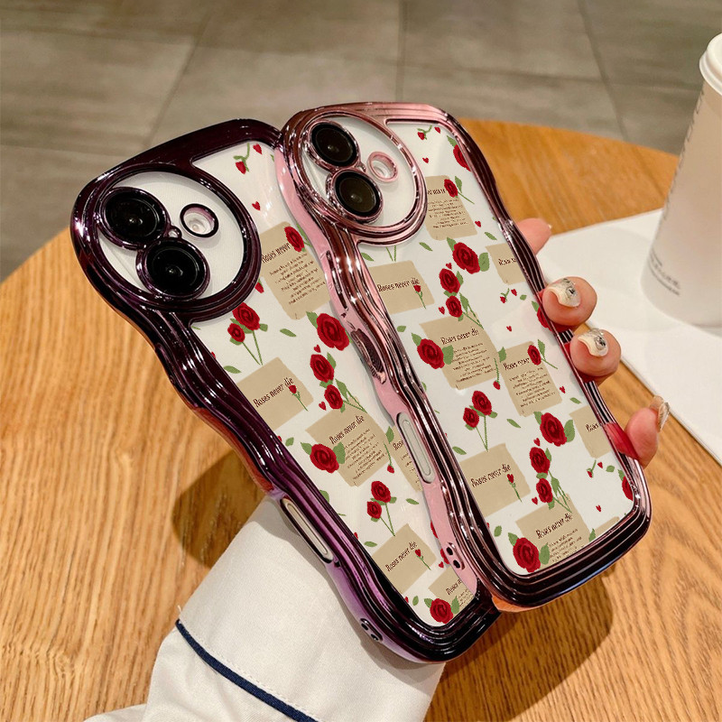 Plating wave bening silikon soft case for SAMSUNG A03 A02S A03S A04E A05 A05S A06 A12 A13 A04S A14 A