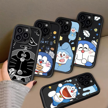 Hp Clear Plating Doraemon Casing untuk VIVO Y33S Y01 Y55S Y22 Y33E Y15S Y55 Y22s Y15a 5G silikon lun