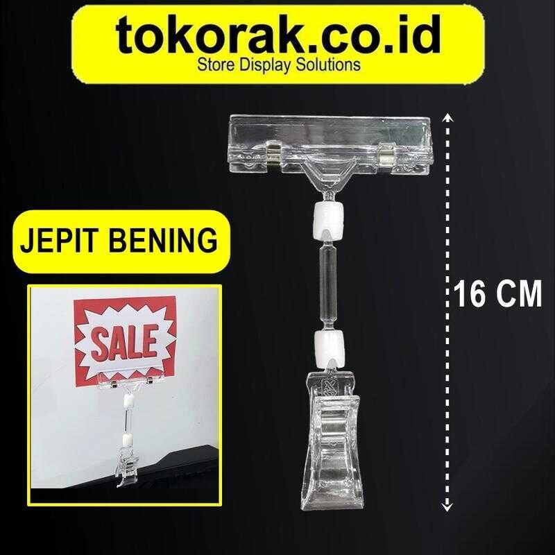 

JEPIT HARGA BENING 16 CM PENJEPIT ACRYLIC PRICE TAG DISPLAY