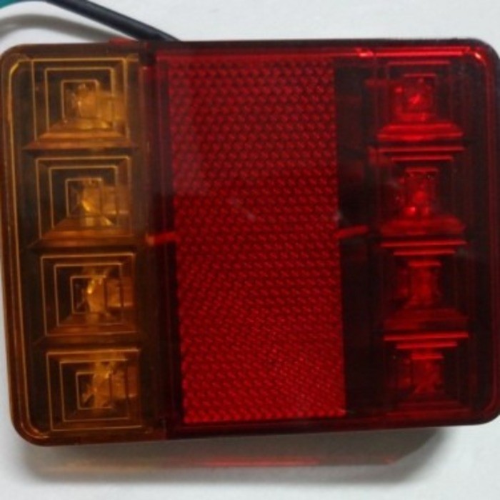 Lampu Belakang Mobil Tail Light Tailight  Lampu LED 8LED kecerahan tinggi lampu belakang truk traile