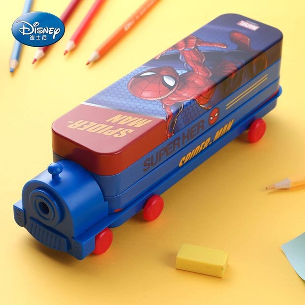 

Kotak Alat Tulis Disney Kotak Pensil Spider-Man Hadiah Taman Kanak-kanak Rautan Pensil Hari Anak La