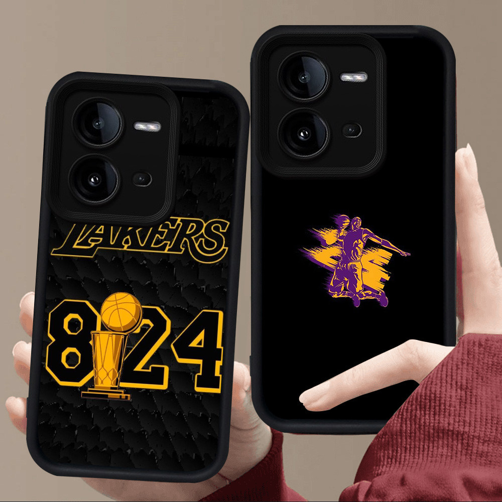 E57 Basketball N-B-A Casing untuk Silikon Hitam VIVO Y51 V50 Y53s V23 Y51A V25E V25 Y75 Y33 Y51S V23