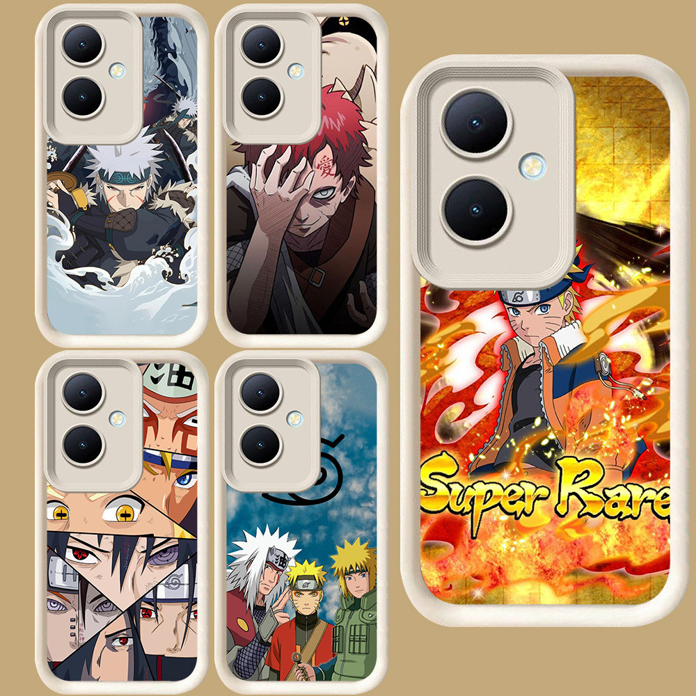 R79 Naruto Casing untuk OPPO Reno 11 10 8T 13F 11F Pro 5G Putih