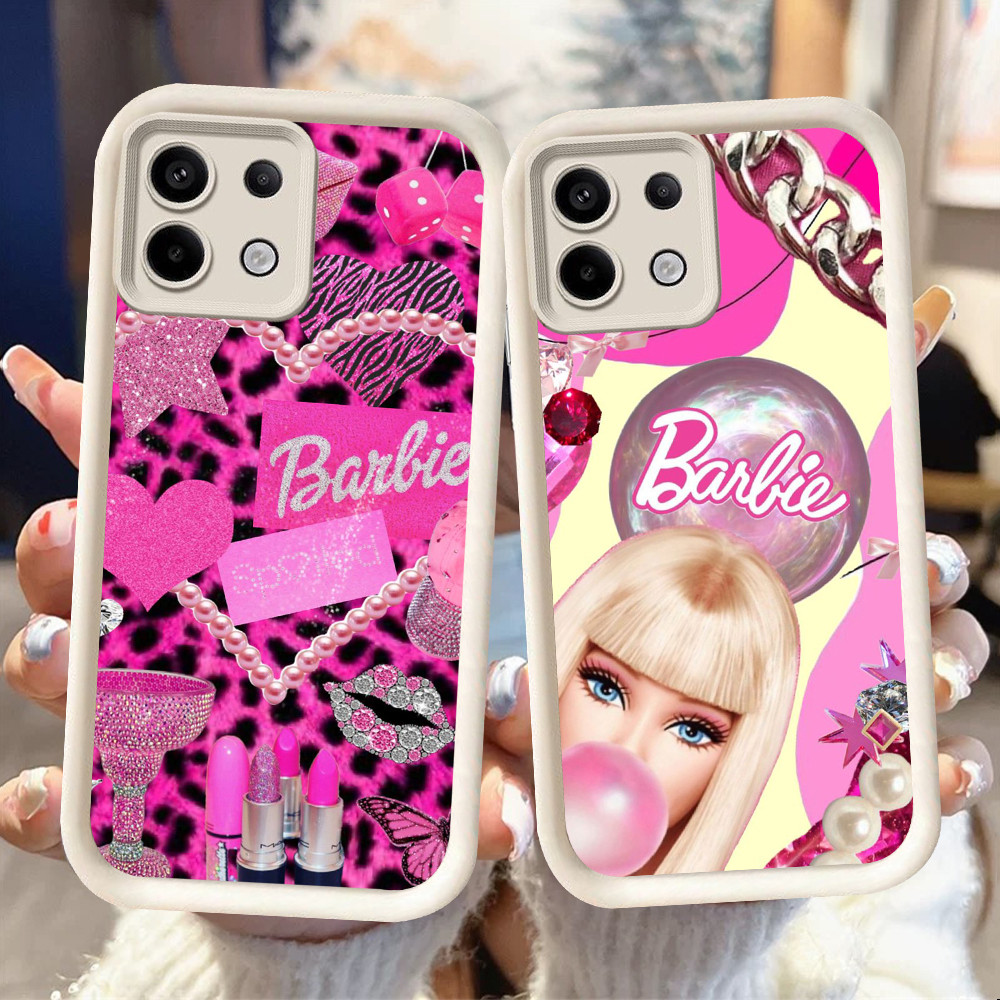 NB-7 Barbie Shockproof Casing untuk Infinix 7 GT 20 Tecno POP 7 Spark GO ITEL A80 P65 Pro