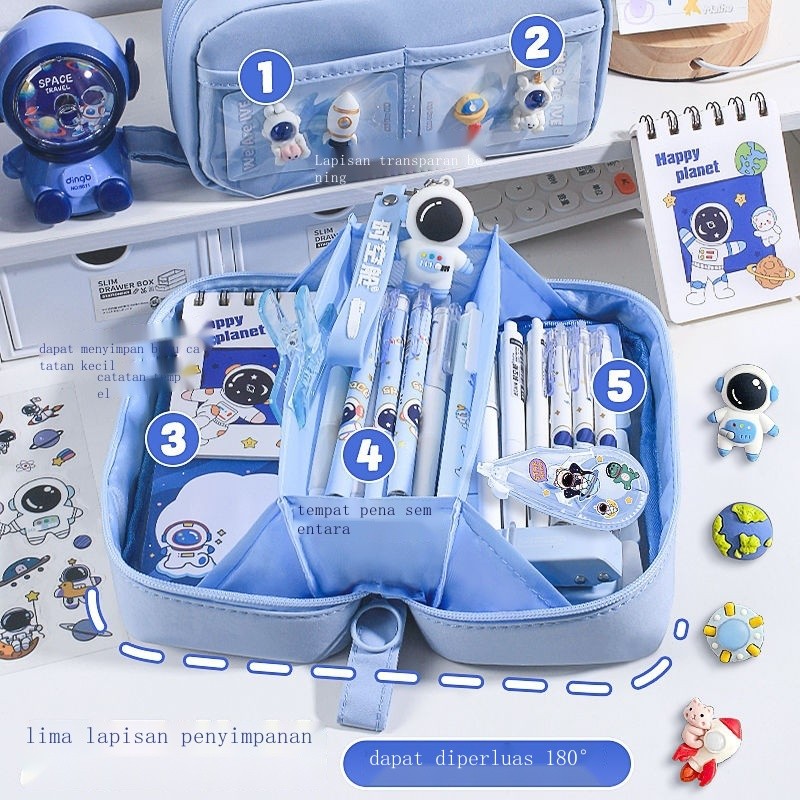 

Y Astronot Tas Pensil Gunung Berapi Kapasitas Besar Kotak Alat Tulis Anak Laki-laki 2024 Tas Alat T