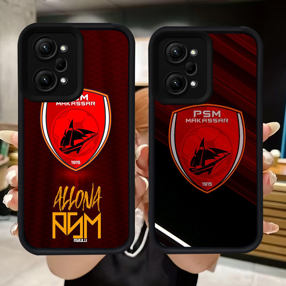 Q112 PSM Makassar lembut Casing untuk Xiaomi Redmi POCO X5 F6 F5 Note 12 14T 14 Pro 5G