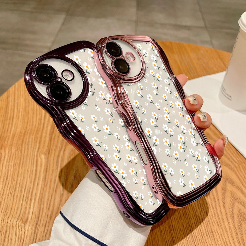 Ungu plating wave bening silikon soft case for SAMSUNG A03 A02S A03S A04E A05 A05S A06 A12 A13 A04S 