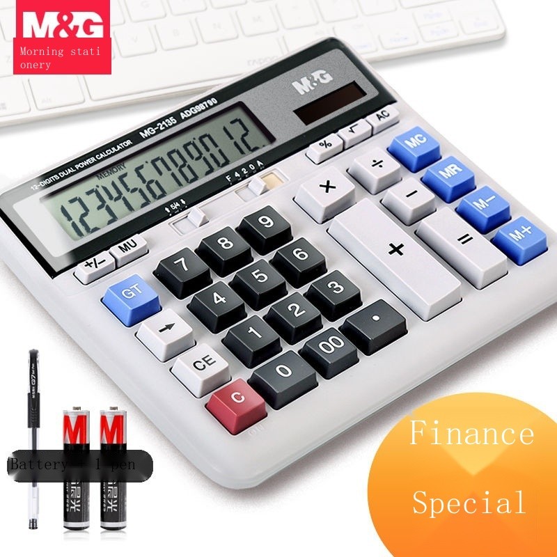 

Chenguang Biaolang Calculator For Office Large Screen Large Computer Buttons For Financial Accounti