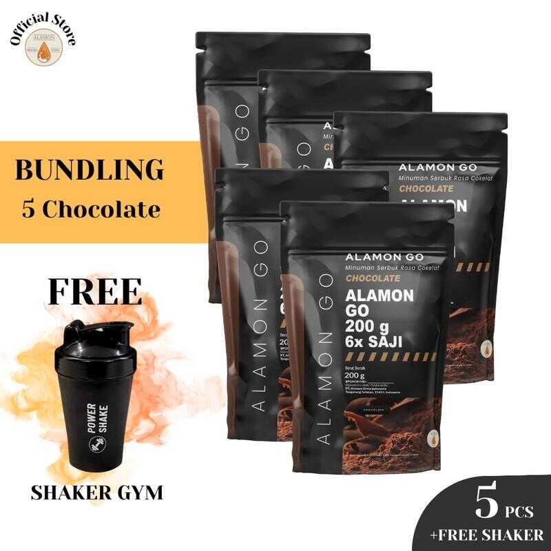 

Bundling 5 pcs + SHAKER Alamon GO 30x Serving / Kombinasi Whey Egg Chocolate