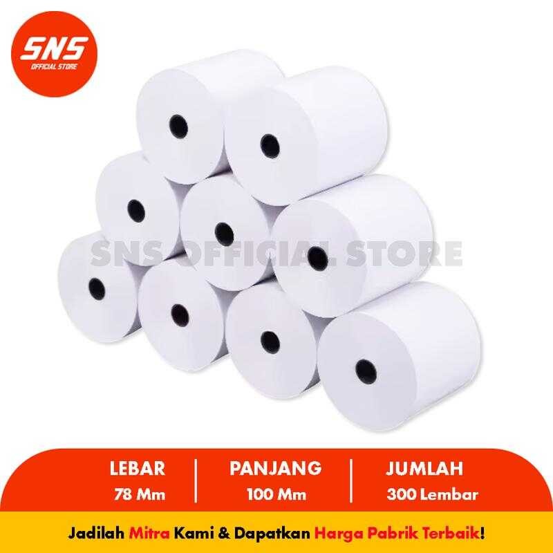

Label Thermal 78 x 100 mm isi 300 Lembar SNS Kualitas Super