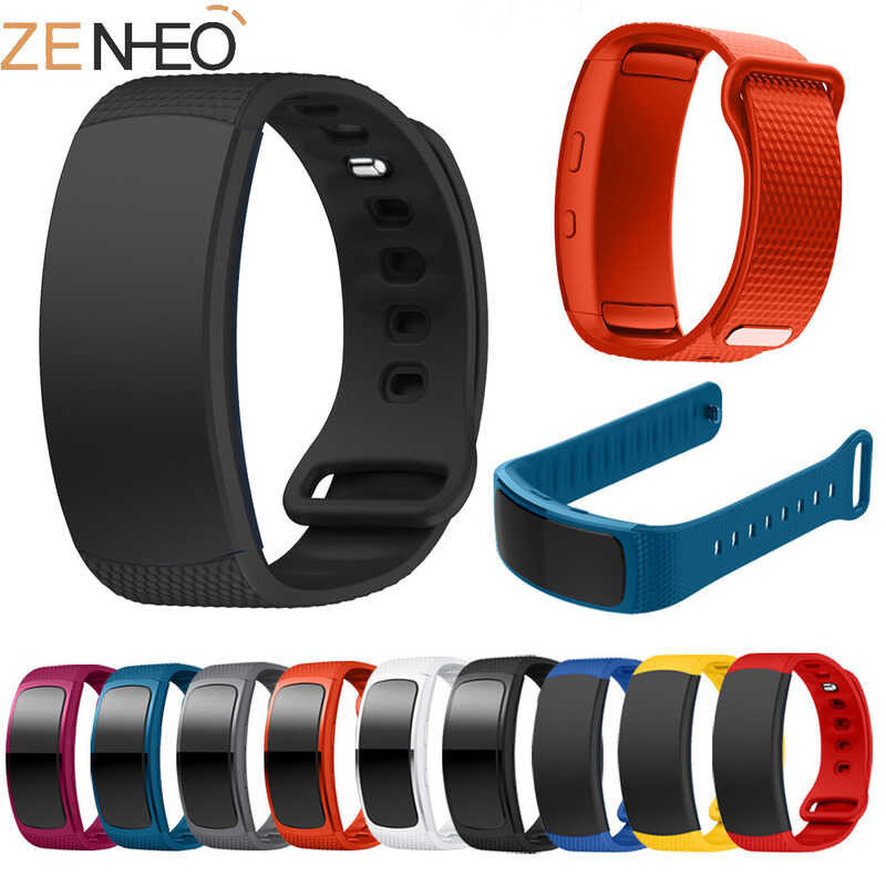 L/S ukuran Sports Silicone Strap For Band wristbands bracelet straps for Samsung Gear Fit 2 Pro