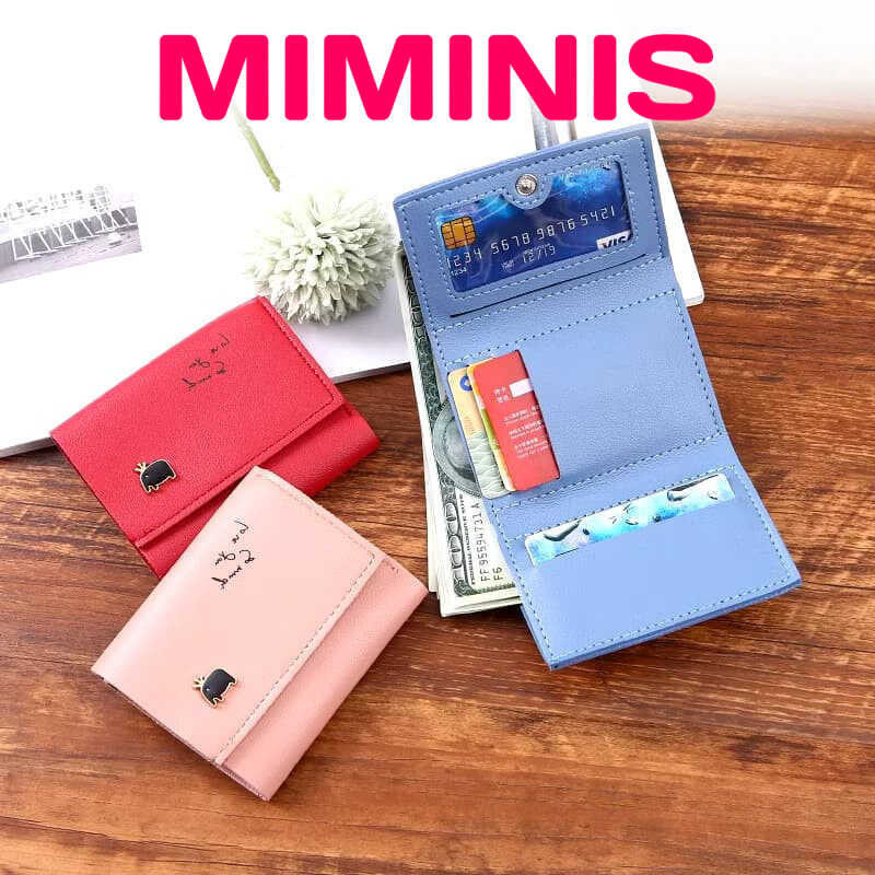 Minimis  - DOMPET LIPAT WANITA AK1002 DOMPET WANITA MINI IMPORT REAL PICT