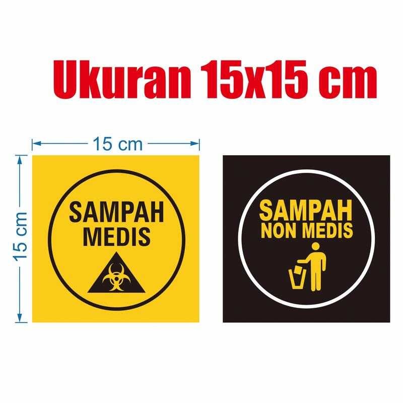 

STIKER MADIS DAN SAMPAH NON MEDIS