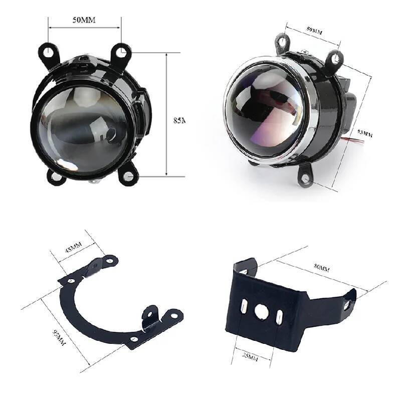 Dudukan Braket untuk Lensa Proyektor Bi-xenon Ronan 2.5 inci 3.0 inci Retrofit Lampu Kabut Mobil