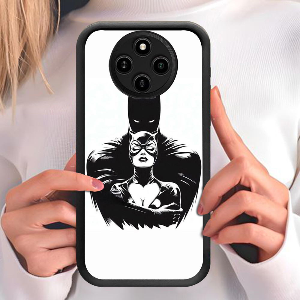 NA-17 Catwoman Shockproof Casing untuk Xiaomi Redmi 14C A3 A3X Poco X3 C75 C61 Pro