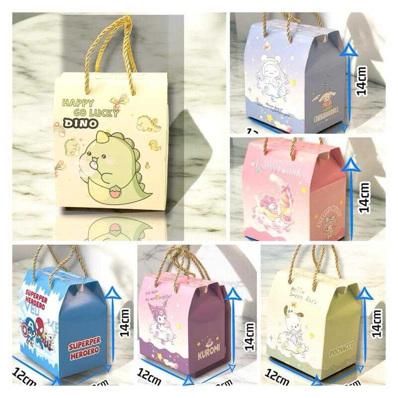 

KOTAK SNACK SANRIO ULANG TAHUN PAPERBAG ULANGTAHUN ANAK CINNAMOROLL KUROMI MELODY POCCHACO
