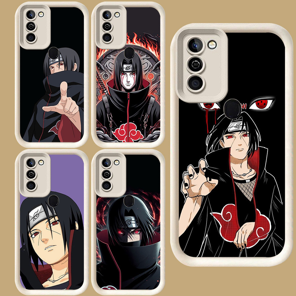 R48 Naruto Itachi Casing untuk Samsung A10 A20 M21 A50 A21S A7 A50s A30 A10S A20S A11 M11 M30S A30s 