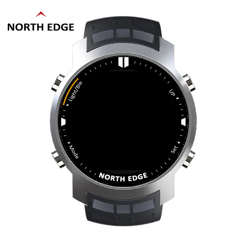 Jam Tangan  Jam logam olahraga cerdas, detak jantung anti air berenang Bluetooth, jam taktik konsums