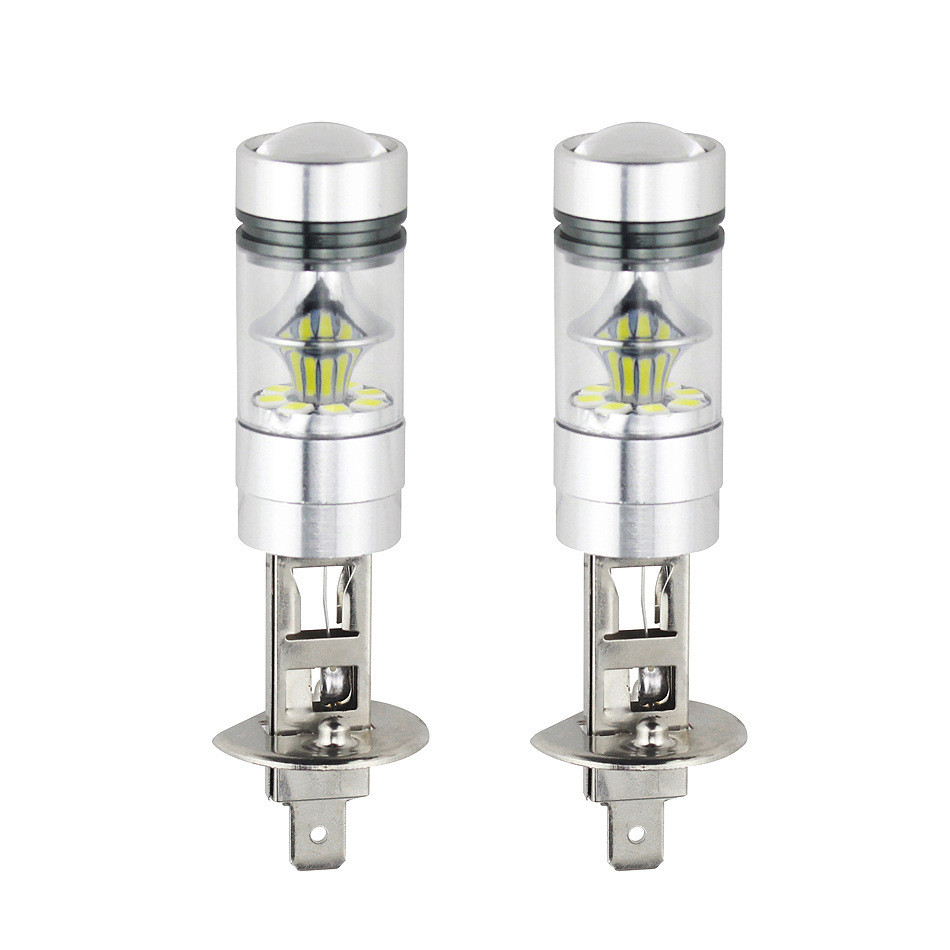 Lampu Kabut Fog Lamp Mobil  Lampu mobil kuasa tinggi, kabut LED, H3 20LED 100W, lampu depan sinar re