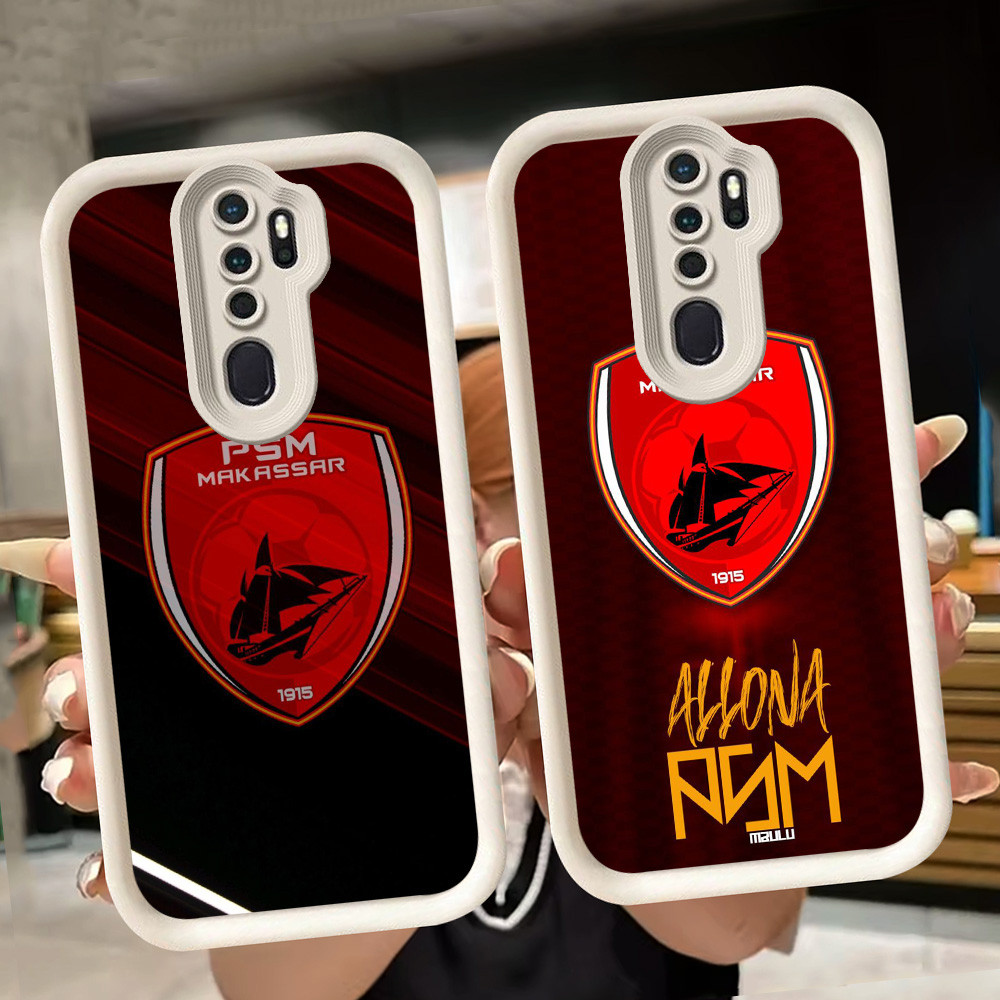 lembut Casing untuk OPPO Reno A37 A39 A5 2F A9 2020 2Z F11 A83 Pro Putih Q112 PSM Makassar