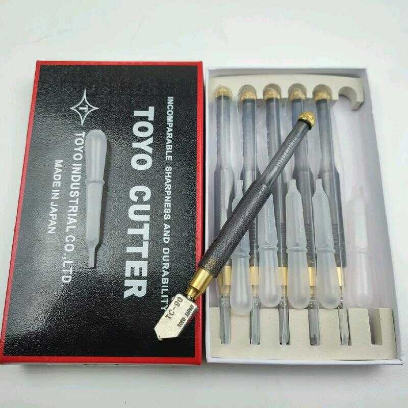 

Toyo Cutter Pisau Potong Asli Made in Japan TC-90 Original Alat Pemotong Kaca Maksimal Ketebalan 3-12mm Garansi 100%