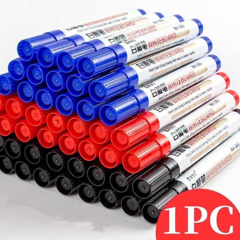 

Spidol Whiteboard Marker Papan Tulis Putih Bisa Dapat Dihapus Warna Hitam Biru Merah