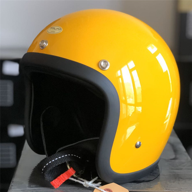 Helm Sepeda Motor Helmet  Helm kaca Fiberglass FRP 3/4 helm sepeda motor JAPAN TT&CO seri 500TX