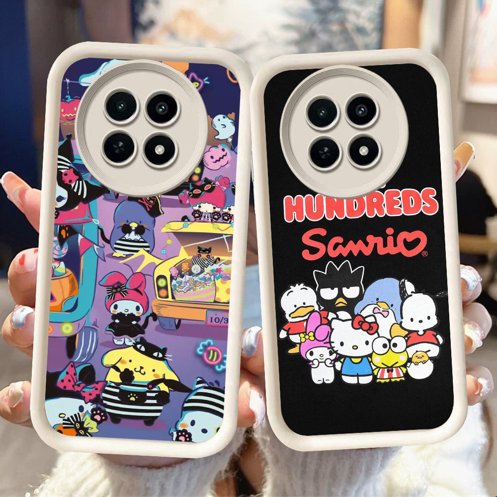 NB-58 Sanrio Shockproof Casing untuk Realme 12 12X 13 C65 Narzo 70 Lite Pro Plus