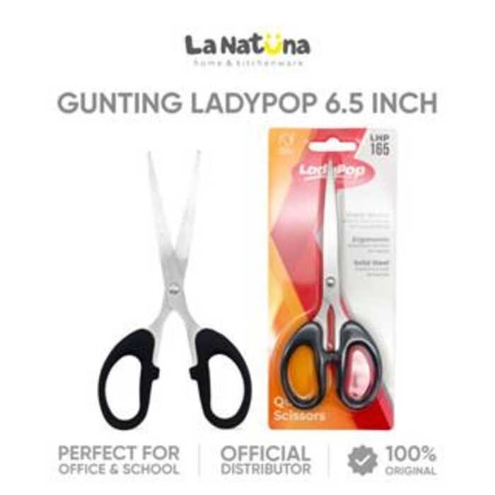 

Gunting Kertas Ladypop 6.5 inch Medium Tanggung Sekolah Kantor Stainless Steel