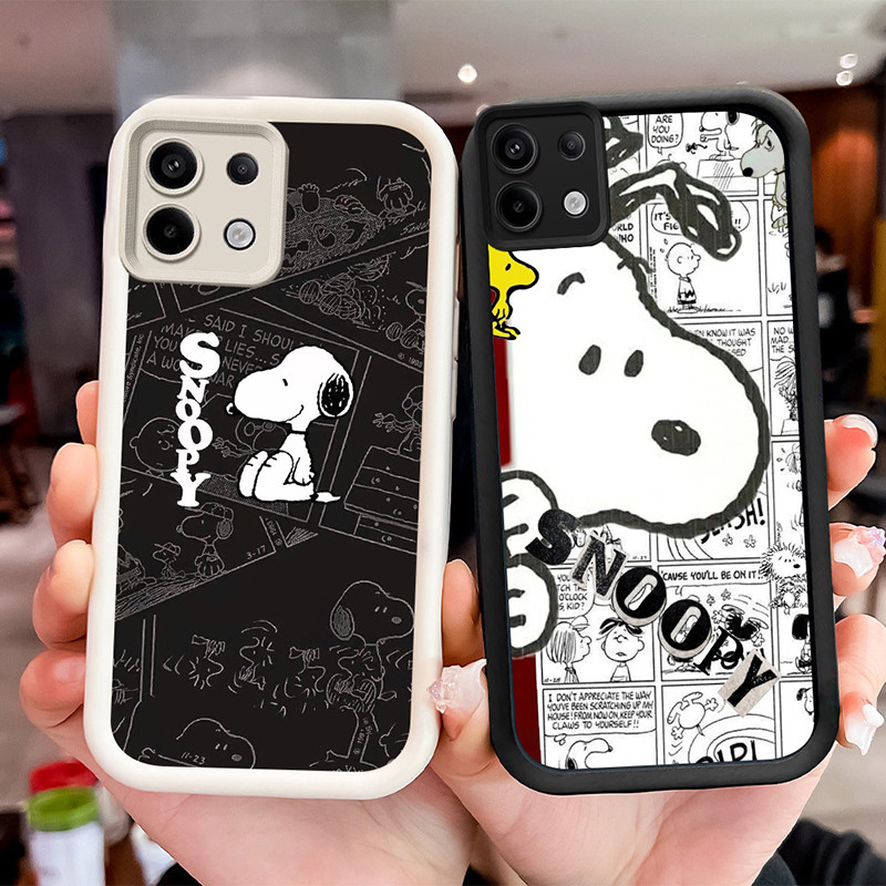 Shockproof Casing untuk Infinix 7 GT 20 Tecno POP 7 Spark GO ITEL A80 P65 Pro WF36 Snoopy