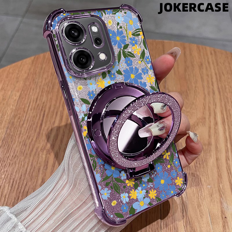 Case Infinix Smart 6 Smart 7 Smart 8 Smart 9 Cermin Bracket Stand Case Infinix Hot 30i Hot 40i Hot 5