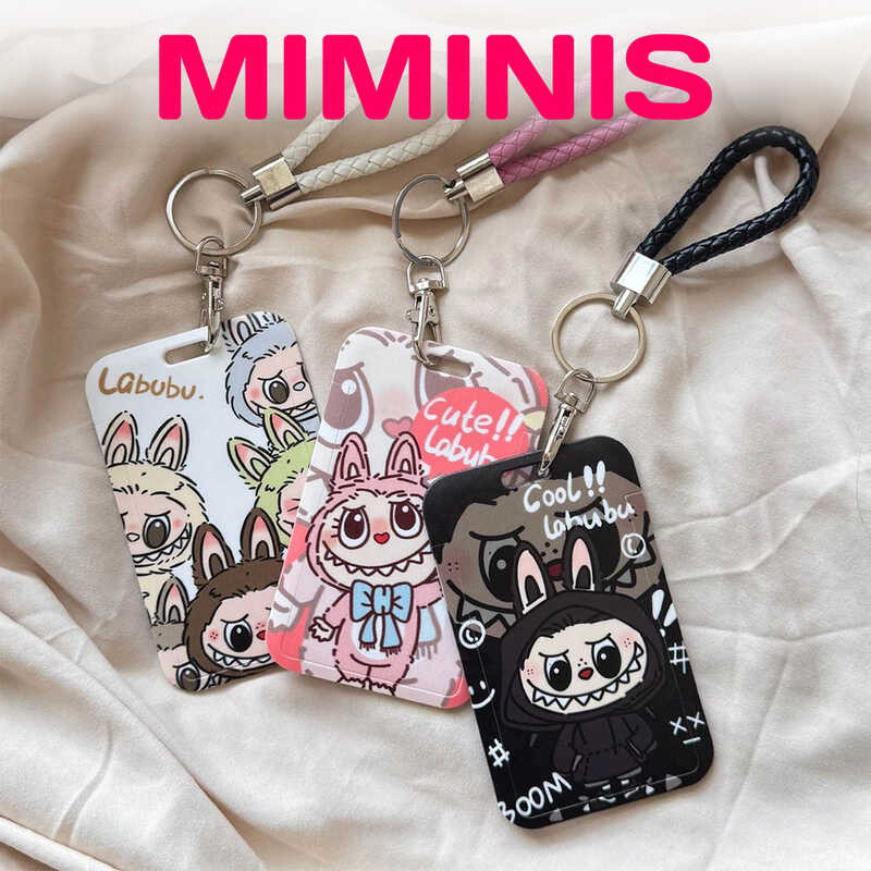

Minimis - NAME TAG ID H780 CARD LAYARD HOLDER MOTIF LABUBU KAWAII UNTUK KARTU DAN PHOTOCARD CUTE